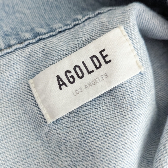 AGODLE Wayne Denim Jacket Small S Aritzia Revolve - Picture 13 of 13